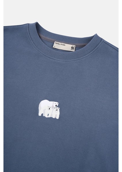Kutup Ayısı Supersoft Sweatshirt - Flint Mavi fiyatları