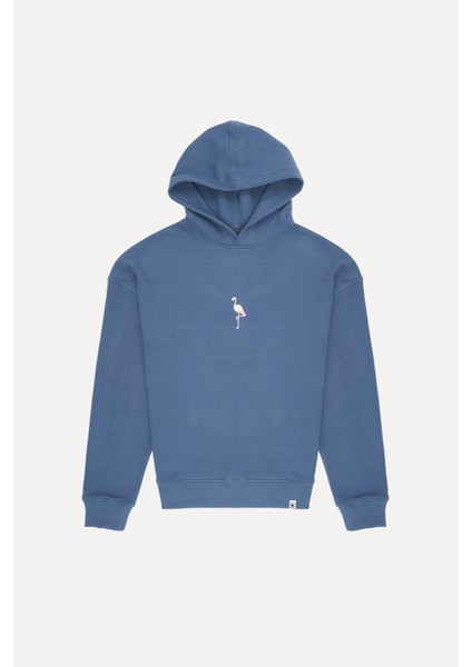 Flamingo Supersoft Hoodie - Flint Mavi