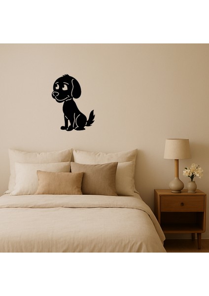 Yukarı Bakan Kahverengi Köpek Tablosu - BRNTEK9518-1068