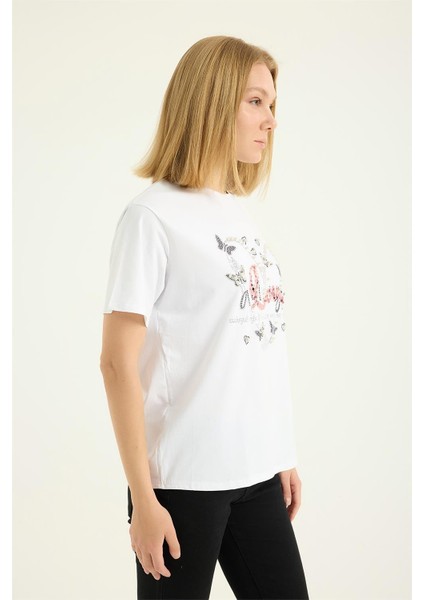 Incili Taşlı Tshirt modelleri