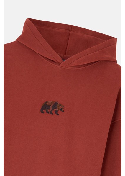 Bozayı Supersoft Hoodie - Kiremit fiyatları