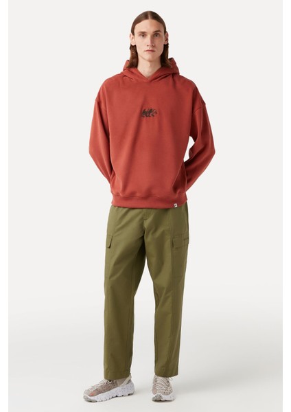 Bozayı Supersoft Hoodie - Kiremit fırsatları