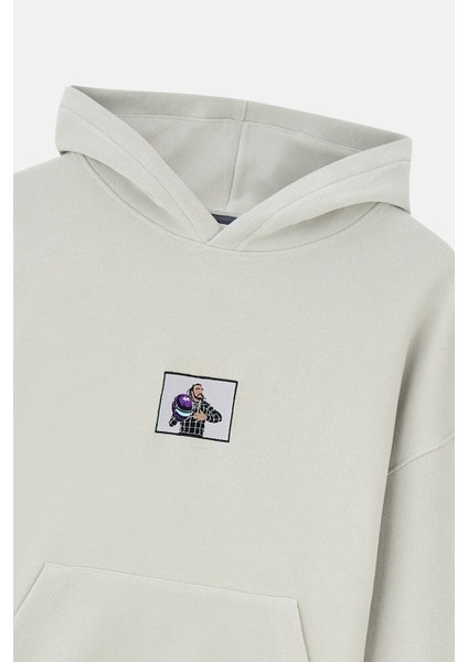 Sir. #44 Supersoft Cepli Hoodie - Açık Gri fiyatları