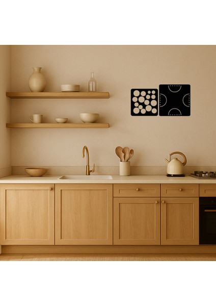 Sanatsal Çizgiler Mdf Dekoratif Tablo - BRNTEK4177-3951 fiyatları