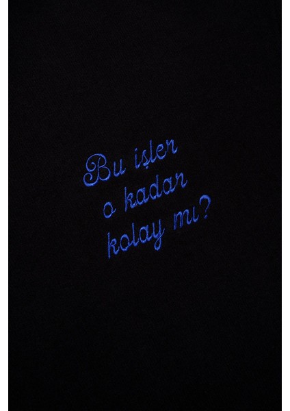 Ayıp Olmaz Mı? Supersoft Sweatshirt - Siyah indirimleri