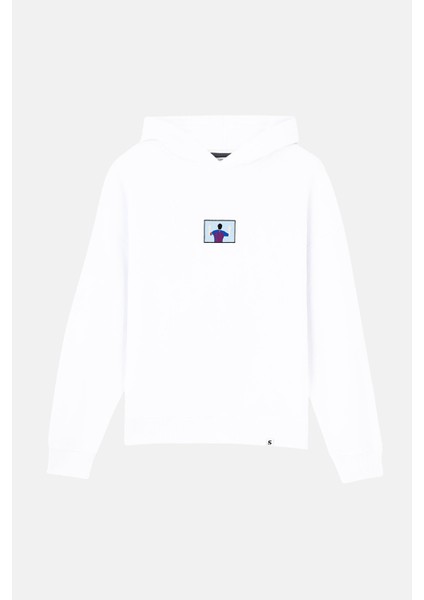 Leo Supersoft Hoodie - Beyaz