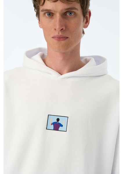 Leo Supersoft Hoodie - Beyaz fırsatları