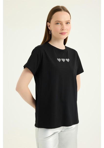 Kalpli Yuvarlak Tshirt modelleri