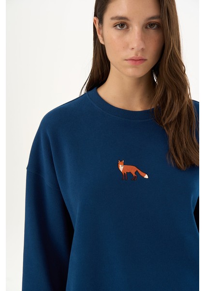 Kızıl Tilki Supersoft Sweatshirt - Lacivert modelleri