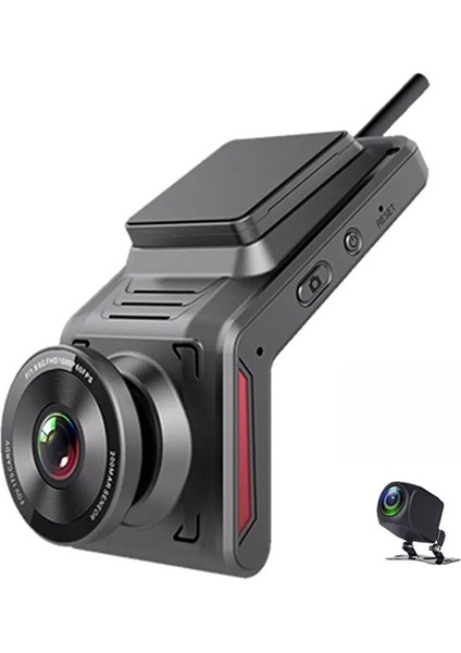 Ticari Araç Kamerası Ön/arka Gps Uzaktan Izleme 1080HD Sim Kartlı