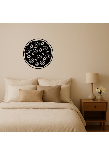 Pizza Sanatı Logosu Tablosu - BRNTEK2816-3030