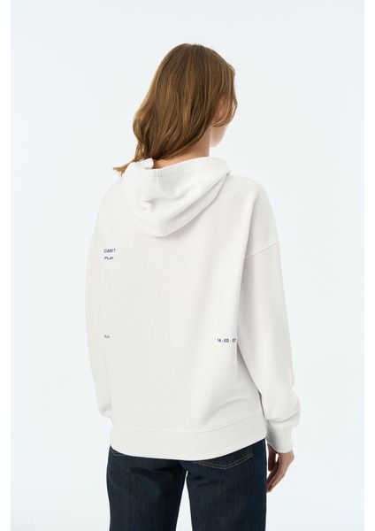 Founding Date Supersoft Hoodie - Beyaz indirimleri