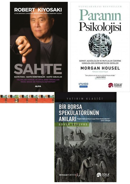 Bir Borsa Spekülatörünün Anıları, Paranın Psikolojisi, Sahte (3kitap)