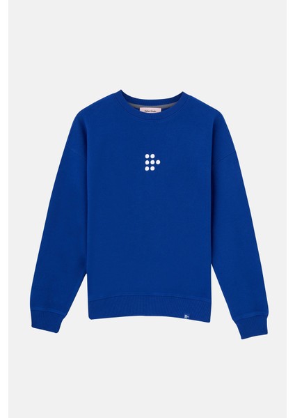 Dots Supersoft Sweatshirt - Saks Mavi