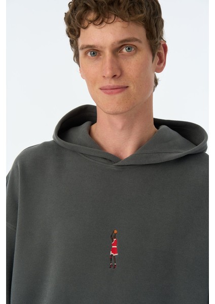 His Airness Supersoft Hoodie - Antrasit fırsatları