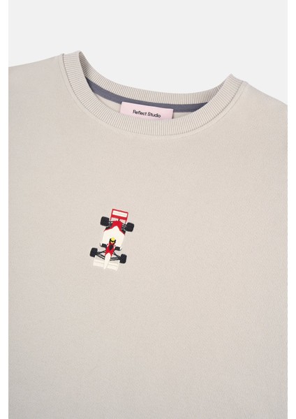 Car#27 Supersoft Sweatshirt - Açık Gri fiyatları