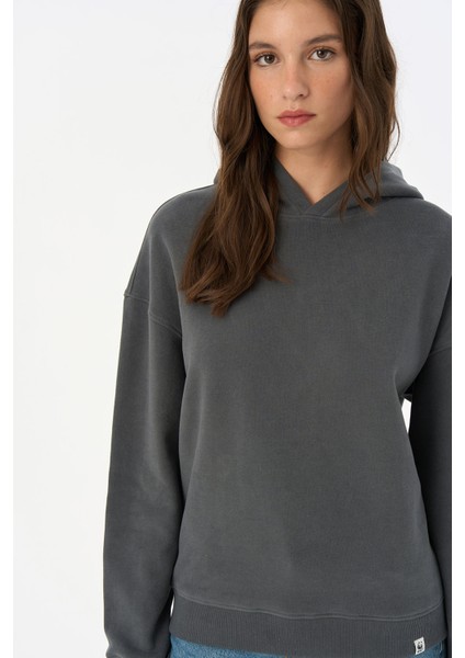 Basic Supersoft Hoodie - Antrasit fırsatları
