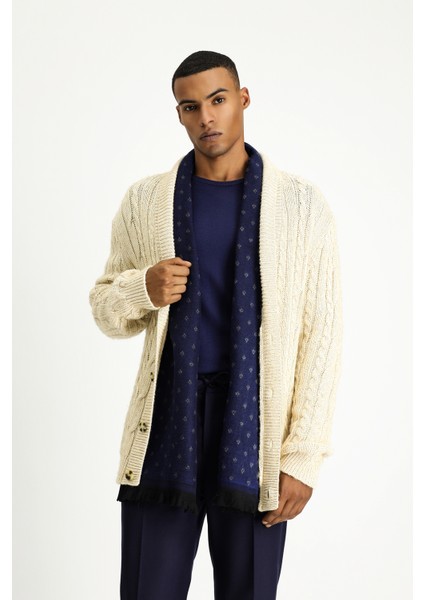 Desenli Yünlü Triko Hırka indirimleri