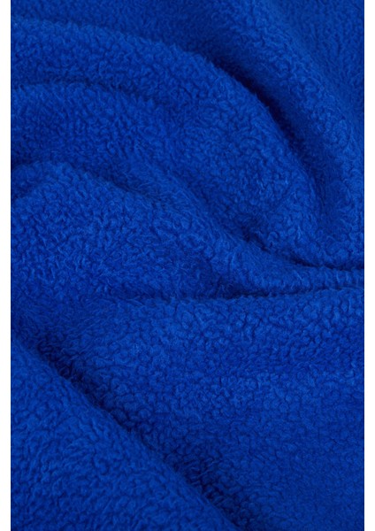 Teddy Çift Taraflı Sweatshirt - Saks Mavi indirimleri