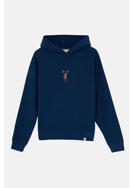 Geyik Supersoft Hoodie - Lacivert