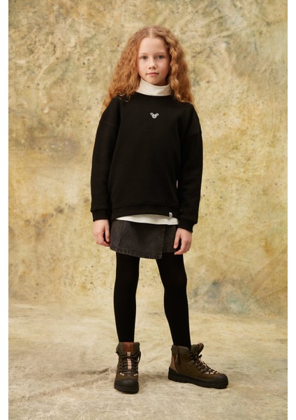 Koala Supersoft Çocuk Sweatshirt - Siyah fırsatları