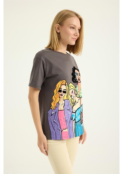 Kız Baskılı Tshirt modelleri