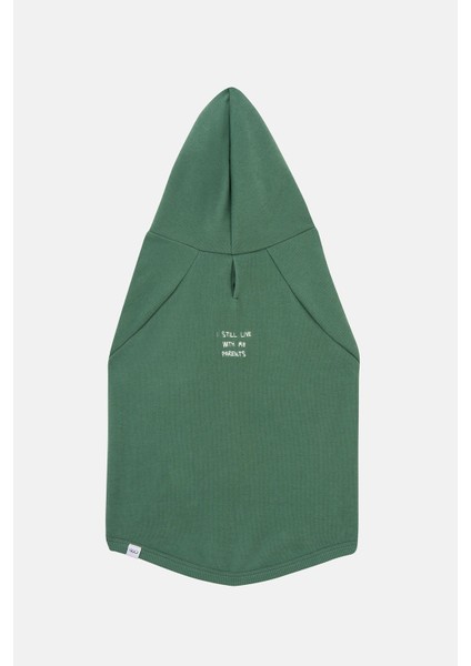 I Still Live With My Parents Supersoft Köpek Hoodie - Yeşil fiyatları