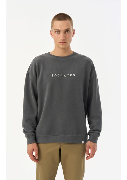 Socrates Supersoft Sweatshirt - Antrasit modelleri