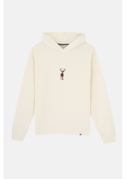 Geyik Supersoft Hoodie - Ekru
