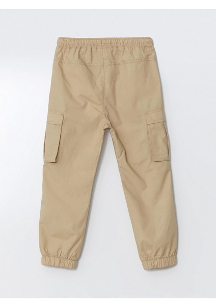 Lcw Kids Bej Beli Lastikli Erkek Çocuk Kargo Pantolon modelleri