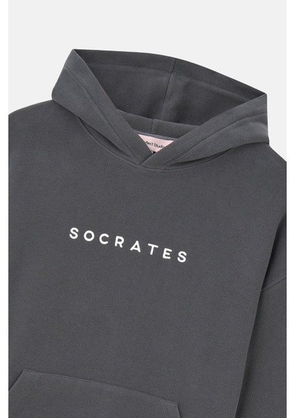 Socrates Supersoft Cepli Hoodie - Antrasit fiyatları