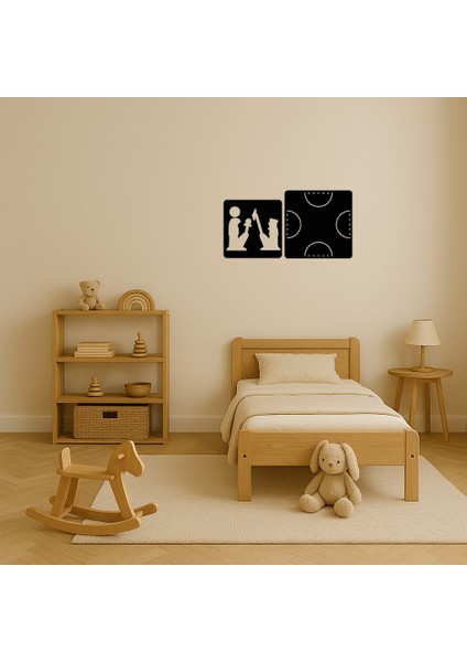 Geometrik Desenli Dekoratif Tablo - BRNTEK2279-7557 modelleri