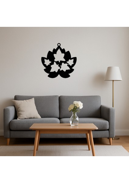 Çiçek Desenli Mdf Dekoratif Tablo - BRNTEK4812-2356 fırsatları