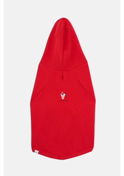 Clown Supersoft Köpek Hoodie - Kırmızı fiyatları