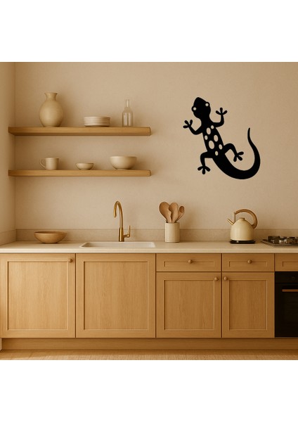 Kertenkele Figürü Mdf Duvar Dekoru - BRNTEK2174-9288 fiyatları