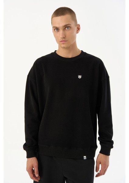 Panda Supersoft Sweatshirt - Siyah indirimleri