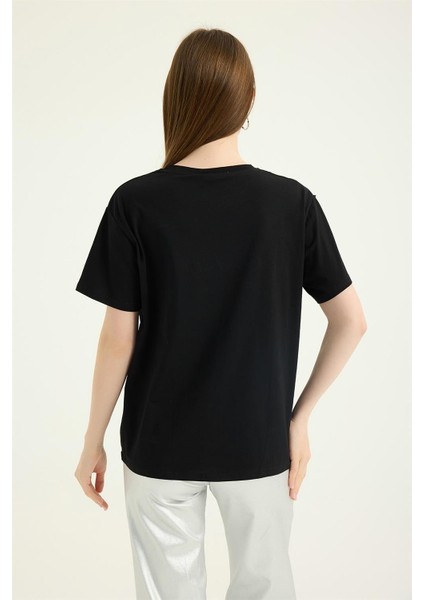 Belive Taşlı Tshirt indirimleri