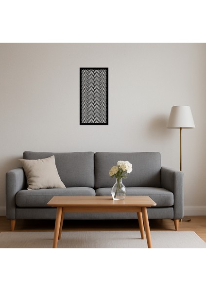 Minimalist Çizgisel Mdf Dekoratif Tablo - BRNTEK9819-1080 fırsatları