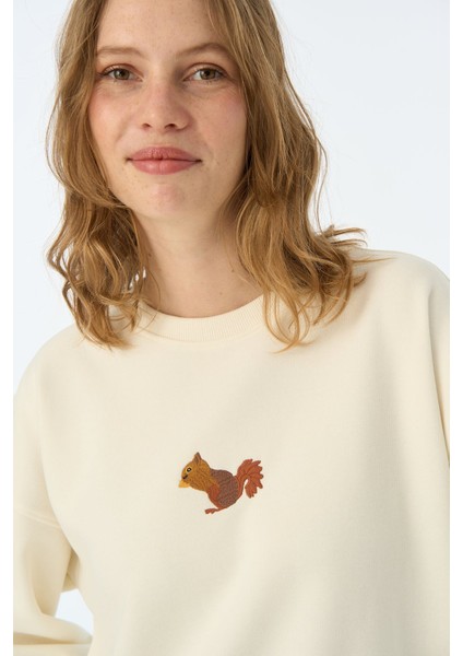 Sincap Supersoft Sweatshirt - Ekru fırsatları