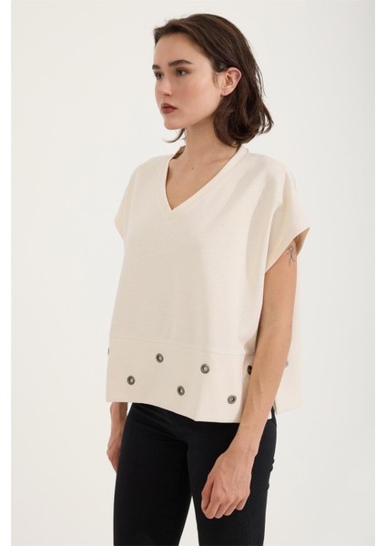 Etek Ucu Kuş Gözü Tshirt fiyatları