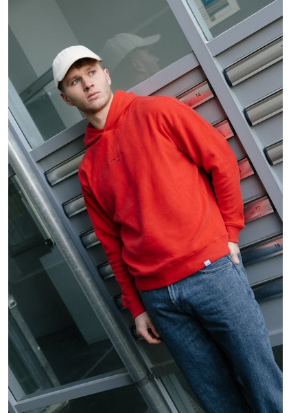 Without A Painted Smile Supersoft Hoodie - Kırmızı modelleri