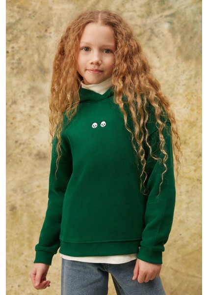 Chi & Chi Supersoft Çocuk Hoodie - Nefti Yeşil fiyatları