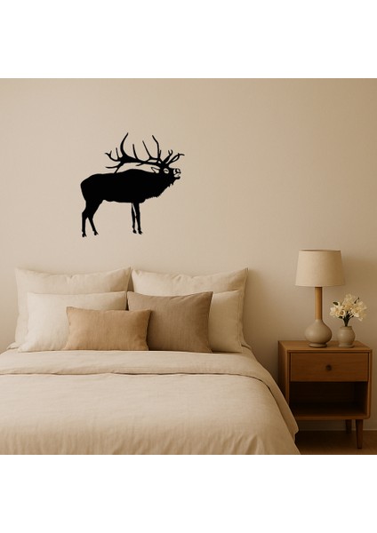 Minimalist Geyik Motifli Duvar Tablosu - BRNTEK5361-3264