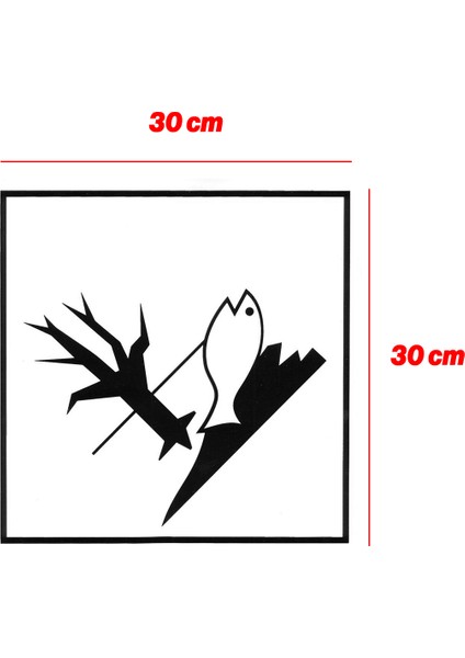 Metal Alüminyum Düz 30X30 cm Levha Su Kirliliği Zehirli Madde Oksijen Yetersizliği Uyarı Levhası fiyatları