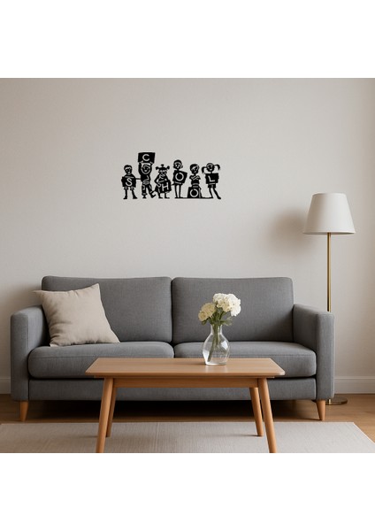 Öğrenciler Öğreniyor Mdf Dekoratif Tablolar - BRNTEK7757-8908 fırsatları
