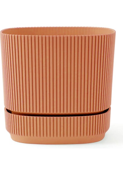 Oval Somon Renk Mini Saksı 242205 fiyatları