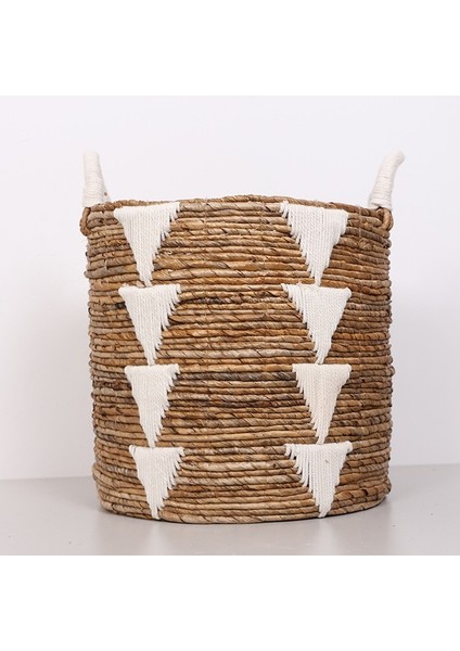 Mylamp Didim 36X35X45 Cm. Doğal Abaka El Yapımı Sepet L -