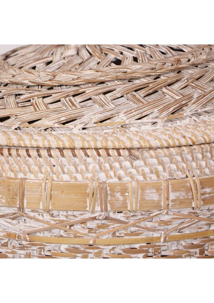 Mylamp Kadem Rattan Beyaz Sepet 40X45 cm (M) fiyatları