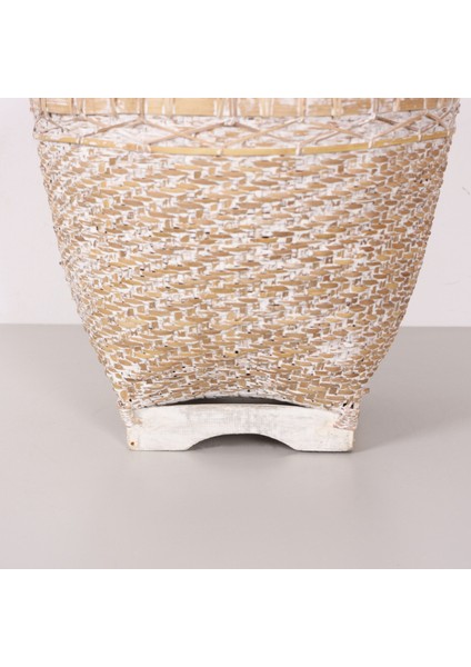 Mylamp Kadem Rattan Beyaz Sepet 40X45 cm (M) indirimleri