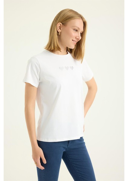 Kalpli Yuvarlak Tshirt modelleri